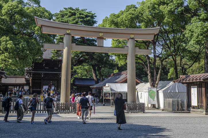 100 - Tokyo - barrio de Shibuya - santuario de Meiji-jingu